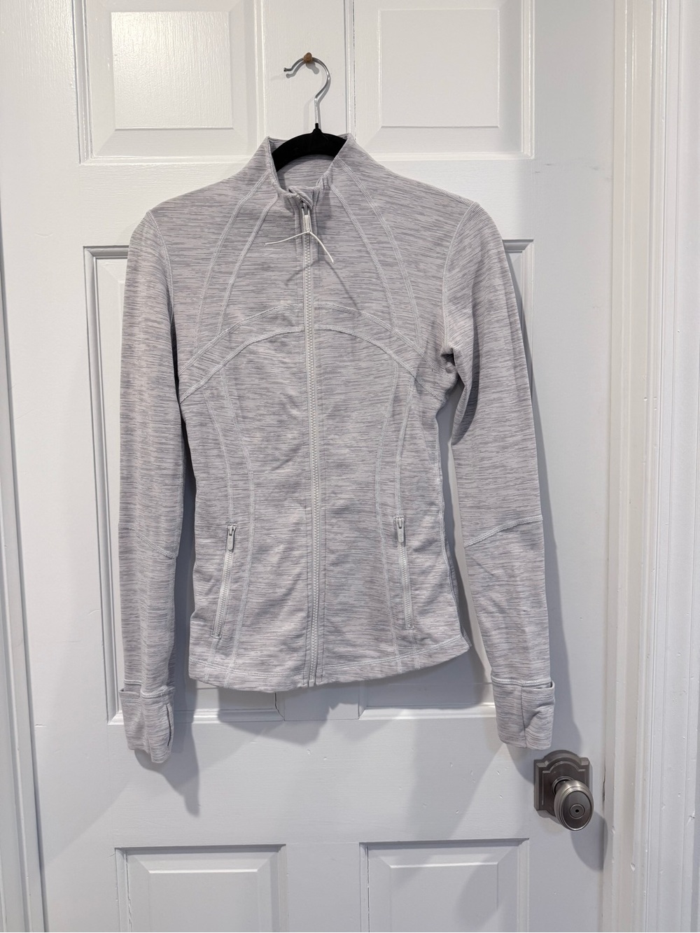 Lululemon Define Light Space Gray Women's Full-Zip Active Jacket Size 6